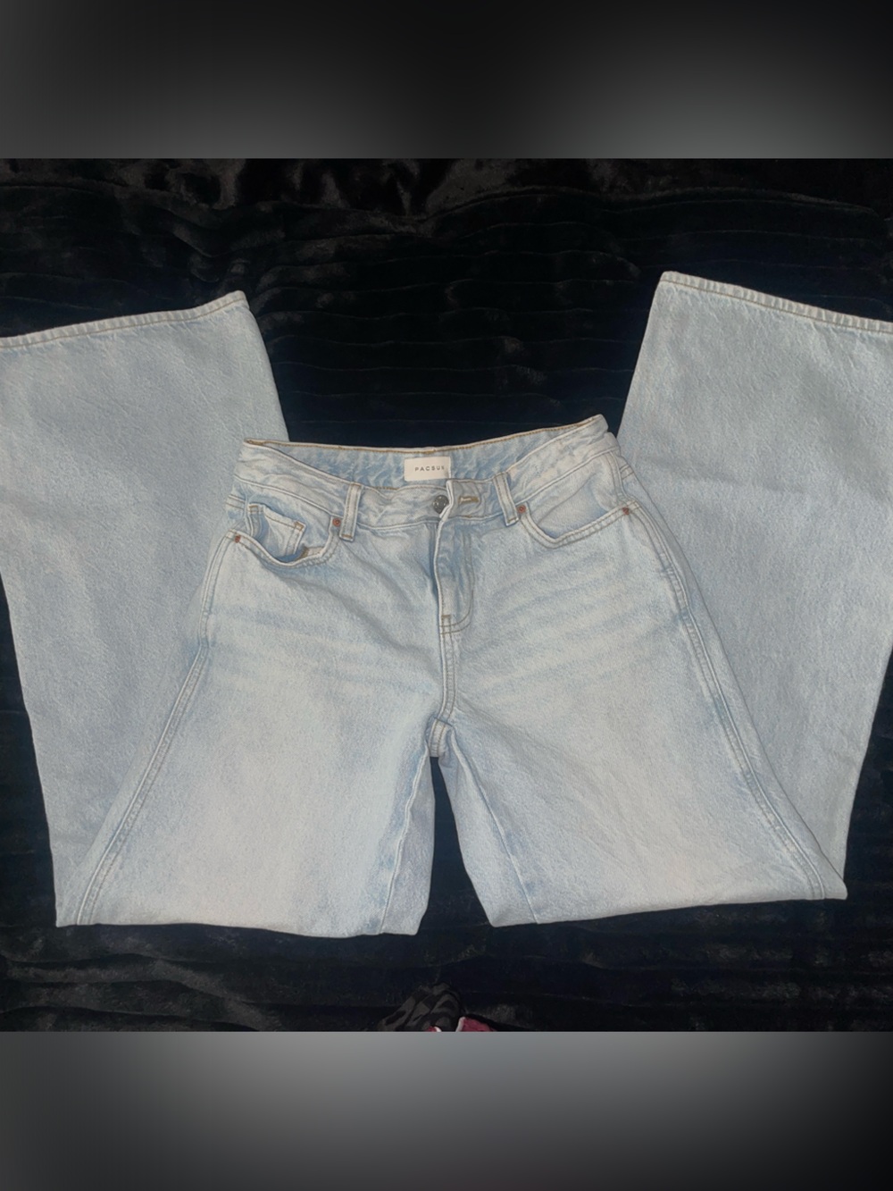 PacSun Light Wash Wide-Leg Jeans